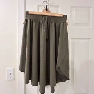 Lululemon olive drab skirt
